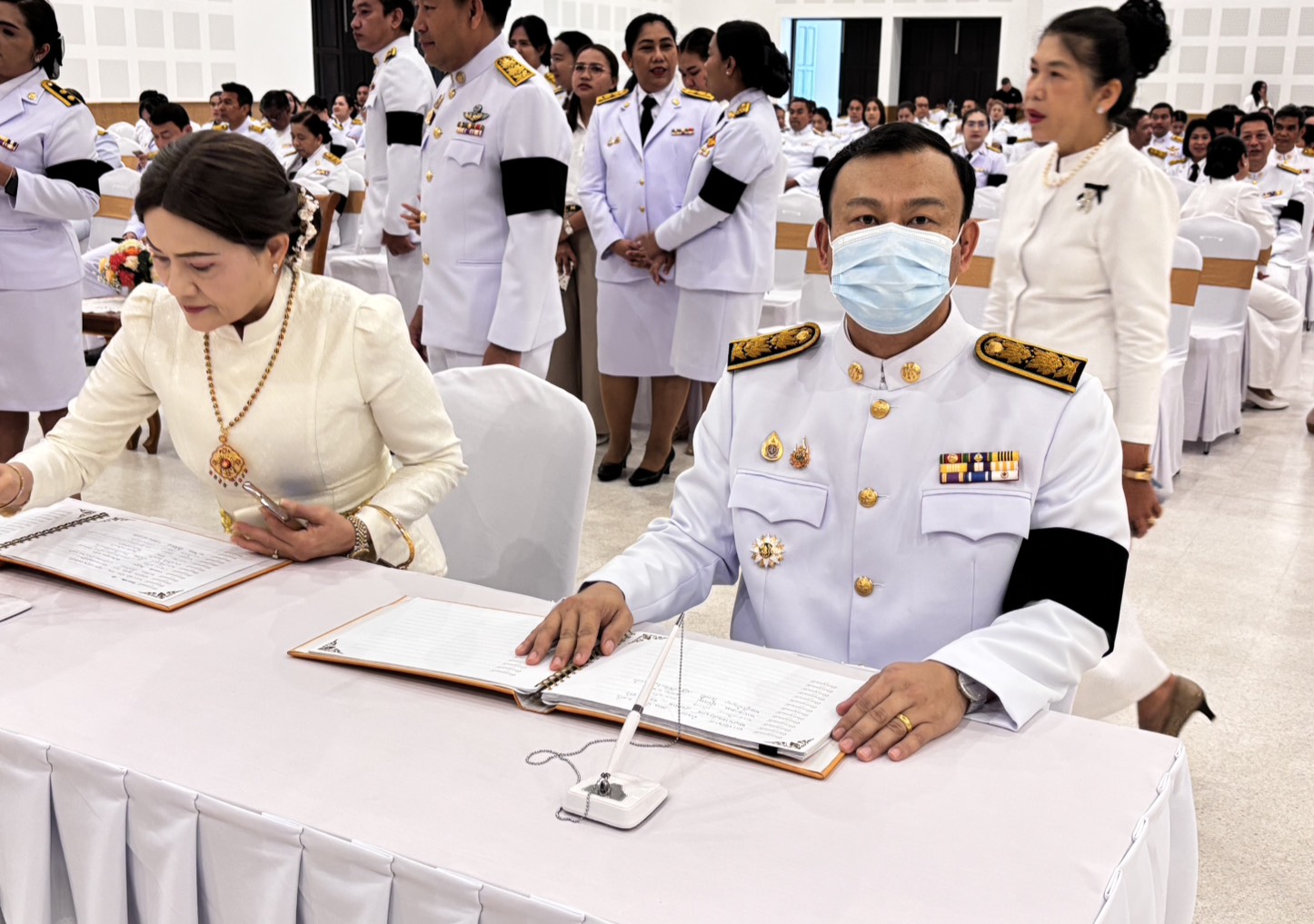 title - ส.ป.ก.ตรัง เข้าร่วมพิธีเจริญพระพุทธมนต์เฉลิมพระเกียรติ  เนื่องในโอกาสวันคล้ายวันประสูติ สมเด็จพระเจ้าลูกเธอ เจ้าฟ้าสิริวัณณวรี นารีรัตนราชกัญญา เนื่องในโอกาสวันคล้ายวันประสูติ ๘ มกราคม ๒๕๖๙